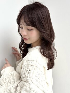 ラフ フロム ガーデン(Laf from GARDEN) ミディアム/レイヤーカット/顔周りカット/透明感カラー