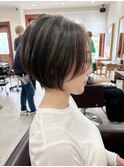 上品レイヤーショート/30代40代50代60代