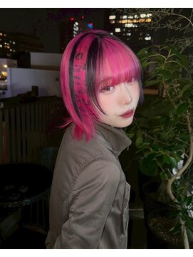 ヌル 原宿店(Null) オーダーメイド/ケアブリーチカラー/セクションカラー/姫ウルフ