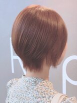 グレープバイン 辻堂(GRAPEVINES)&nbsp;オレンジブラウン前下がり丸みショート