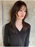 20代30代人気レイヤーカット韓国ヘアーワンホンヘアレイヤーボブ