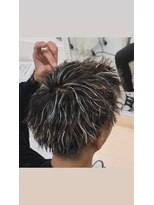 ドロップ&nbsp;メンズ メッシュ＆パーマ