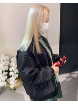 ペレ 原宿(PELE)&nbsp;ダブルカラー/ケアブリーチ/羽エクステ/原宿