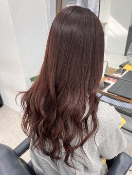 クラン 六甲道(Chlan) ゆるふわウェーブ ピンクブラウン