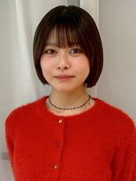 リュミエ ドゥ マッシュ(Lumier de mashu)&nbsp;ハッシュボブ/ダークブラウン/スモーキーカラー/ミニボブ/大阪