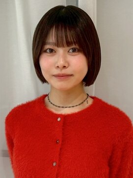 リュミエ ドゥ マッシュ(Lumier de mashu) ハッシュボブ/ダークブラウン/スモーキーカラー/ミニボブ/大阪