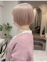 ニモ(NIMO.) ピンクカラーボブ/ハイトーンピンクベージュ