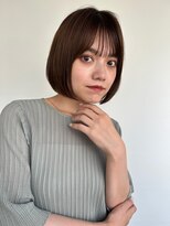 COVER HAIR ACADEMY 北浦和【カバーヘア アカデミー】北浦和西口店【4/6 OPEN(予定)】&nbsp;艶髪シースルーバング切りっぱなし丸みボブp1北浦和20代30代40代