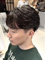 エリマ 調布(elima) 調布メンズパーマニュアンスパーマフェザーパーマセンターパート