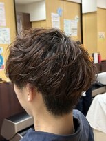 マキシム ナカイ(MAXIM NAKAI)&nbsp;外国人くせ毛風ナチュラルパーマツーブロックマッシュスタイル