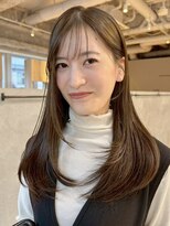 マッシュ チャヤマチ(MASHU chayamachi) 柔らか透明感/ブリーチなし/オリーブブラウン/大阪梅田