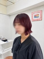 エイチピー 並木坂(H.P)&nbsp;ボブ×ワインレッド×レイヤーカット