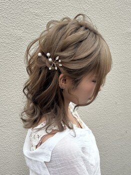 set salon elle 中洲店【10月上旬 NEW OPEN（予定）】の写真/【早朝予約OK】自分のタイミングで気軽に通える！午前中の挙式にも間に合います♪