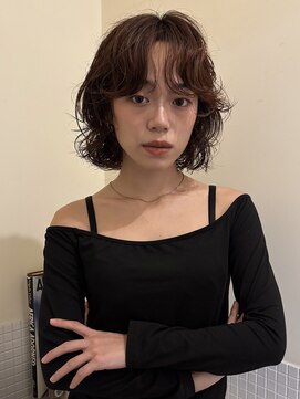 イーズ(e's) ブラウンとボブパーマ <若林>