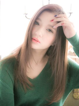 リリアン 表参道(relian) さらつやストレートロング☆ベージュカラー★relian