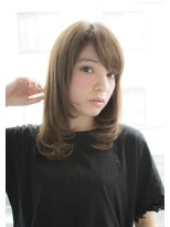 サロンドミルク 原宿(salon de MiLK)&nbsp;【salon de MiLK 原宿】毛先ワンカールレイヤーミディアム