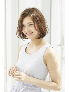 ミチオ ノザワ ヘアサロン ギンザ(Michio Nozawa HAIR SALON Ginza) くせ毛風大人クールボブ