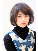 ルークス 中央林間(LOOOKS)&nbsp;ボブ・ロブのふんわりパーマスタイル