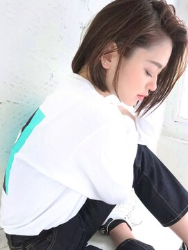 ケアシンサイバシ(CARE shinsaibashi) 「ラフなかき上げバングでCOOLなハンサムガール」