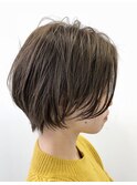 Lee心斎橋★ナチュラル前下がりハンサムボブ