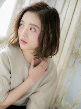 モッズ ヘア 福岡姪浜店(mod's hair) *mod's姪浜*…ナチュラルモードハーブカラーアシンメトリーボブe