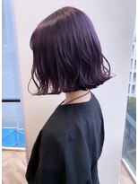 ジーナ 福岡天神(Zina)&nbsp;ミニボブ×パープル