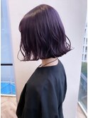 ミニボブ×パープル
