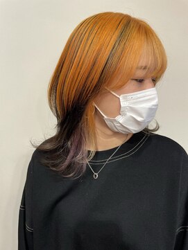 エイト 恵比寿店(EIGHT ebisu) オレンジラベンダーハイトーンデザインカラーウルフ