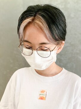 アイティーバイアルバム 下北沢店(IT by ALBUM) 顔まわりハイライト_ショコラベージュボブルフ_ba351391