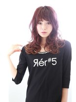 アディクト 東陽町西口(addict)&nbsp;大人可愛いデジタルパーマ＿ピンクカラー＿セミロング［東陽町］