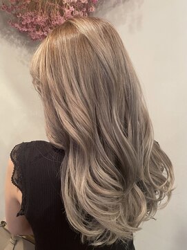 アンジュ 南海なんば駅前店(ange treatment & head spa) シアーブロンドカラー/ダブルカラー/ケアブリーチ