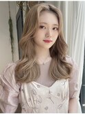 韓国風/ミルクティーベージュ/ブロンド