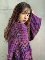 ルモア(RUMOR) Rumor×暗髪ハイライトグラデーションカラー・ルビーグレージュ