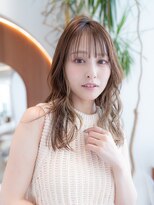 エースハバナ 渋谷(1 HAVANA)&nbsp;20代30代大人かわい/シルキーベージュ/小顔レイヤーカット/前髪