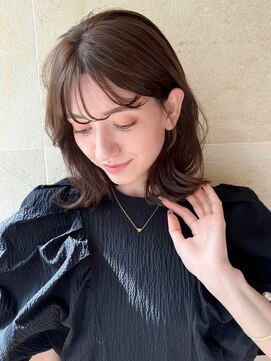 ビュートリアム265(BEAUTRIUM 265) ミディアム/くびれレイヤー/レイヤーカット/顔周りカット/銀座