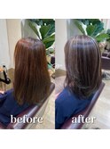 脱白髪染めハイライト/白髪にお悩みの方に/30代40代50代
