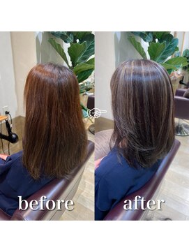 ミラバイケンジ 藤沢(Mira by KENJE) 脱白髪染めハイライト/白髪にお悩みの方に/30代40代50代