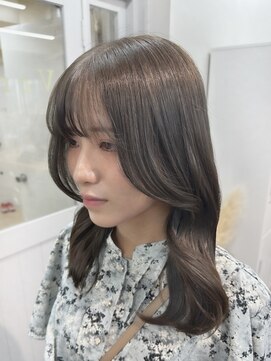 ヴェルダ 池袋店(verda) ブリーチなしダブルカラー　グレージュカラー