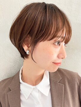 ロンドエニカ 大宮(Lond enika) 切りっぱなしボブエアリーロング美髪ピンクブラウン[大宮]