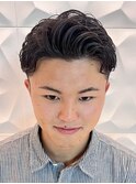 ビジネスパーマ/ツーブロ/ショート/メンズカット/フェード20代