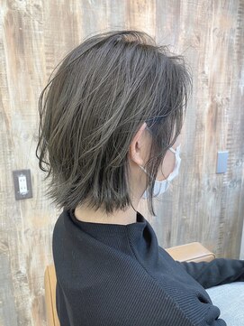 ハノン バイ リンクス 大宮(Hanon by LINKTH) 【大宮 Hanon】オリーブカラー/ミルクティーアッシュ