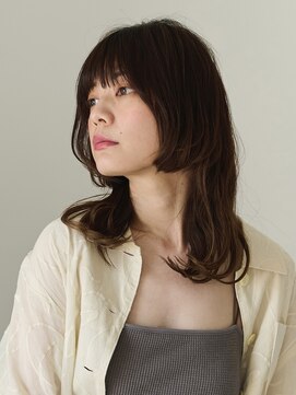 タヤ イオン新百合ヶ丘店(TAYA) 20代30代40代大人可愛い小顔暗髪ロングフェミニンレイヤーカット