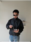 ラフカール オールバックパーマ 福岡 メンズパーマ