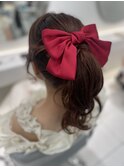 【新宿駅/新宿三丁目/ヘアセット/ポニーテール】