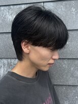 ヒュイル バイ ニアウ(Hwyl by Niau) メンズマッシュセンターパートスパイラルパーマニュアンスパーマ