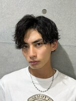 パヌポン 原宿表参道(PANUPON) メンズソフトツイストスパイラルパーマセンターパート
