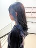 前髪カット＋デザインカラー＋トリートメント