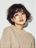 大人女性/ヘアセット/ボブルフ/ネビージュ/小顔/40代/50代