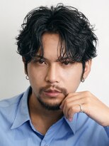 フィフス 仙台(fifth) 仙台センターパートフェザーパーマルーズパーマ刈り上げ30代