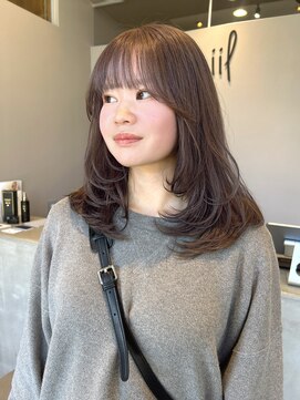 ニール(niil) 《 sakura 》レイヤー × ラベンダーベージュ